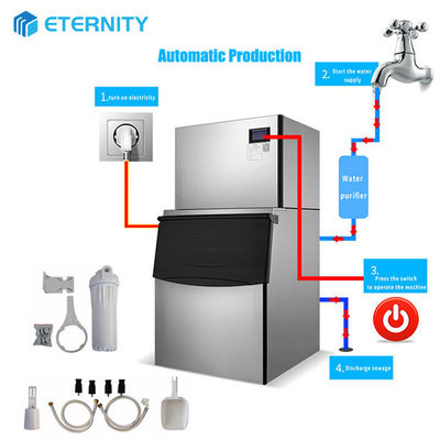 商業用 Ice Cube 氷の機械は,日産量 900KG で,飲食店,ホテル,バー,交通機関で使用されています