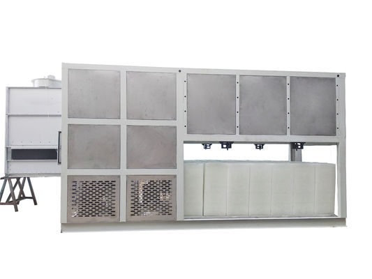 小さい直接冷却のブロックの製氷機5t 380Vの空気水冷
