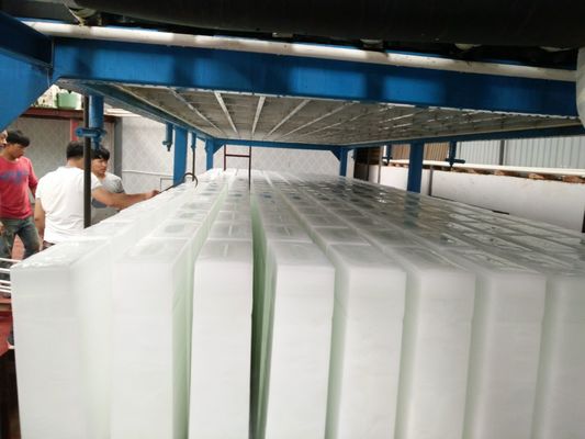 小さい直接冷却のブロックの製氷機5t 380Vの空気水冷