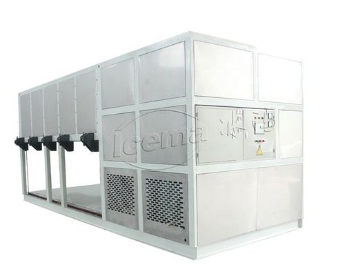 R22 R404Aのトン産業直接冷却のブロックの製氷機の淡水10
