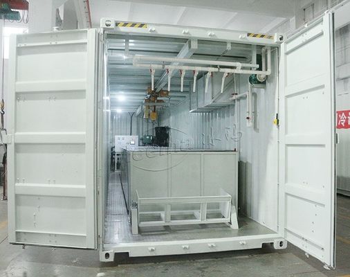 自動コンテナ製氷機 220V 380V 410V 415V 440V 460V 新鮮なシーフード販売氷漁業