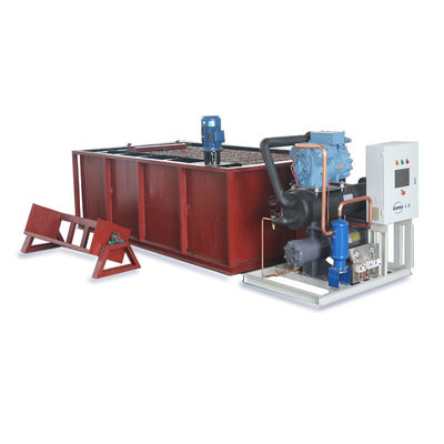 3T 5T 10Tの塩水の冷凍のブロックの製氷機12.37kw