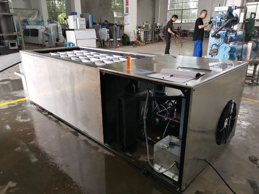 工業用 2T/24H ブライン冷凍ブロック 製氷機 塩水 製氷工場 / 冷蔵 / 冷却 / フレッシュ