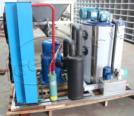 30 トンの淡水フレーク製氷機 220V 自動産業