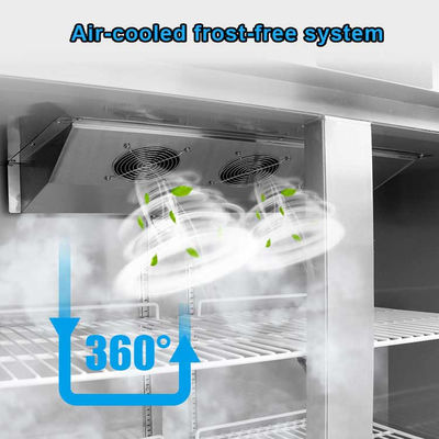 レストラン直立冷蔵庫冷凍庫業務用 360L