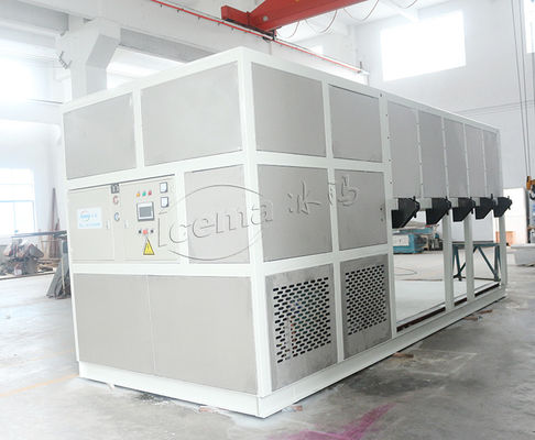 直接冷却ブロック氷機 1 冷却液 R22 / R404A 氷模具 サイズ 380*180*1000mm 6450*2360*2530mm
