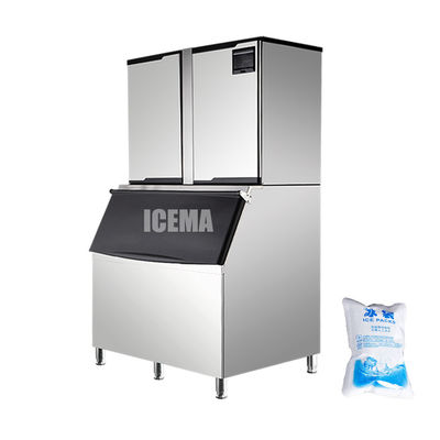 よい価格 ICEMA 1000KG 24H コップランド・コンプレッサー付き自動1トンのアイスキューブ製造機 オンライン