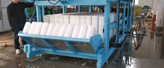 ICEMA 1T-20T/24H 大規模な工業用氷生産のための直接冷却ブロック氷機