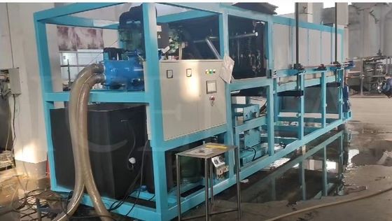 ICEMA 1T-20T/24H 大規模な工業用氷生産のための直接冷却ブロック氷機