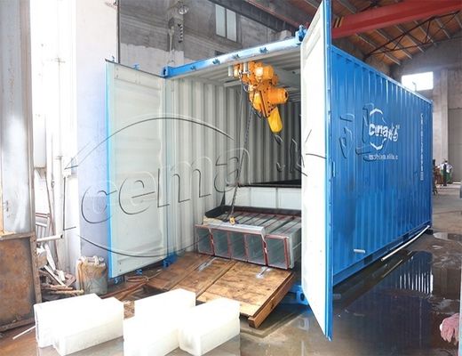RefComp コンプレッサー 31.25KW 8T コンテナブロック氷機 港とクエーのために取り外す