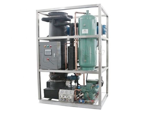 大規模な氷生産 40KW円筒管氷機 TV50 アラブ中東向け