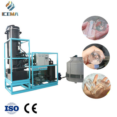 購入 ICEMA 25T/24H Industrial Tube Ice Machine with 21mm/24mm/28mm/34mm Tube Ice and -8 ℃ Temperature for High Efficiency Cooling online manufacture