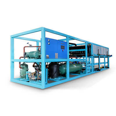 よい価格 カスタマイズされた氷温塩水溶液冷却ブロック氷機 6450*2360*2530mm 氷の生産のために オンライン