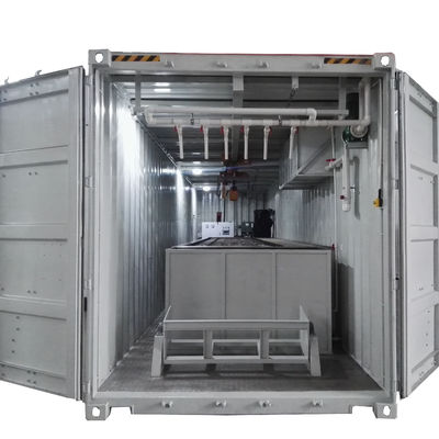 よい価格 2000KG 高生産性と競争力を備える空気冷蔵コンテナブロック氷機 オンライン