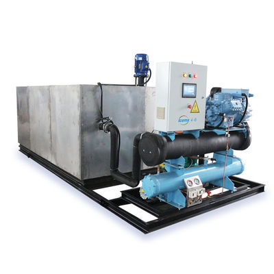 よい価格 19.75KW マルチ機能 2T 5T 10T 20T 5000kgの氷の生産のための塩塩水ブロックアイスプラント オンライン