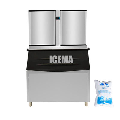 エマーソン・コンプレッサー ICEMA 自動 1 トン氷の生産のための氷のキューブを作る機械