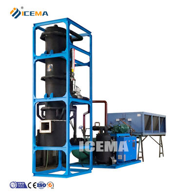 よい価格 ICEMA の 15T/24H 産業用チューブ氷機で冷たい飲み物の生産を向上させる オンライン