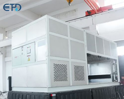 37.5KW 冷却容量 ステンレス鋼板蒸発機付きの直接冷却ブロック氷機